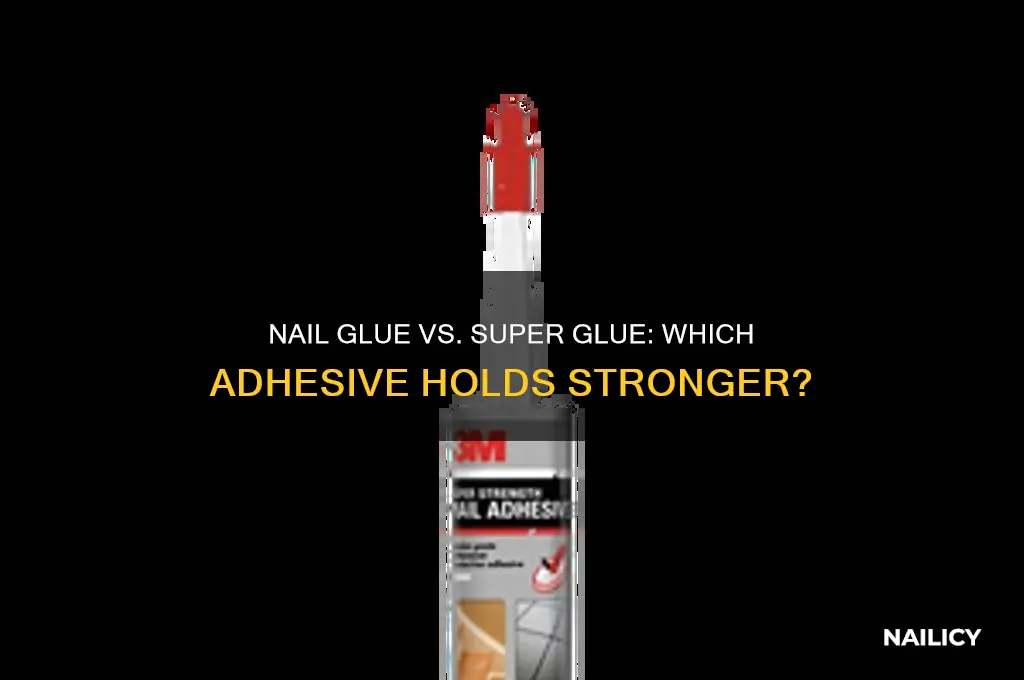 is nail glue stronger than super glue