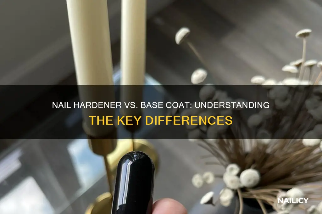 is nail hardener the same as base coat