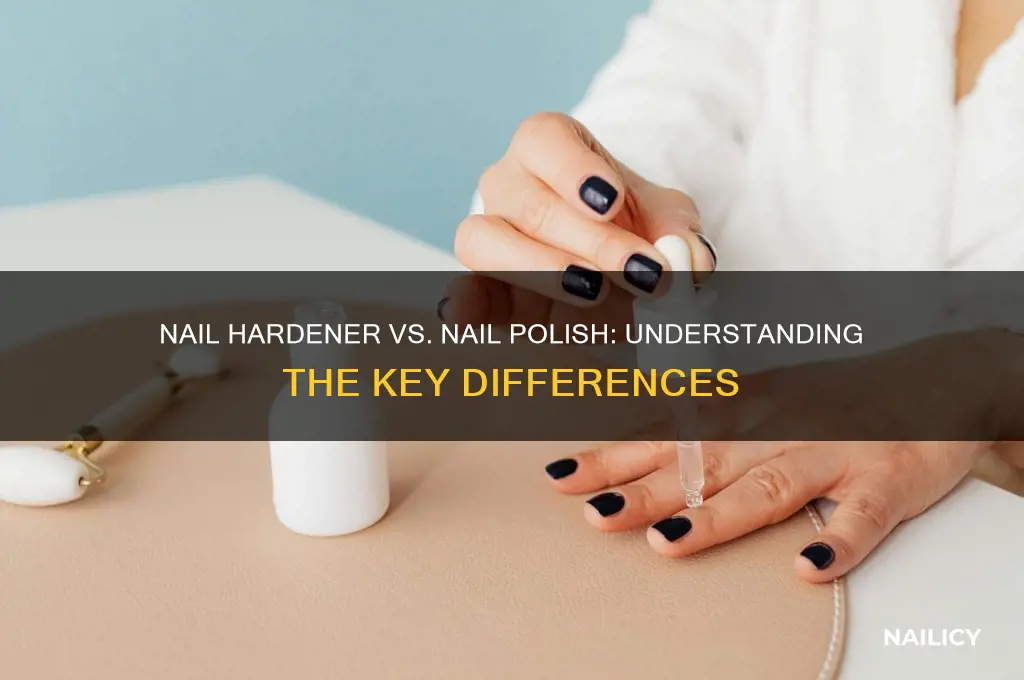 is nail hardner the same as nail polish