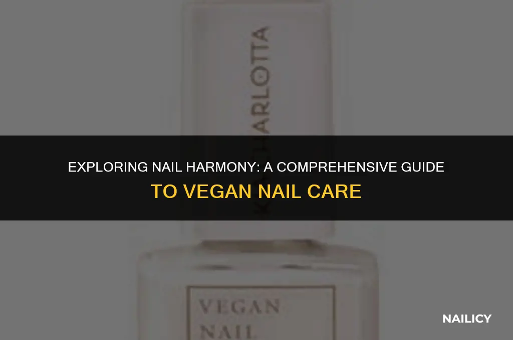is nail harmony vegan