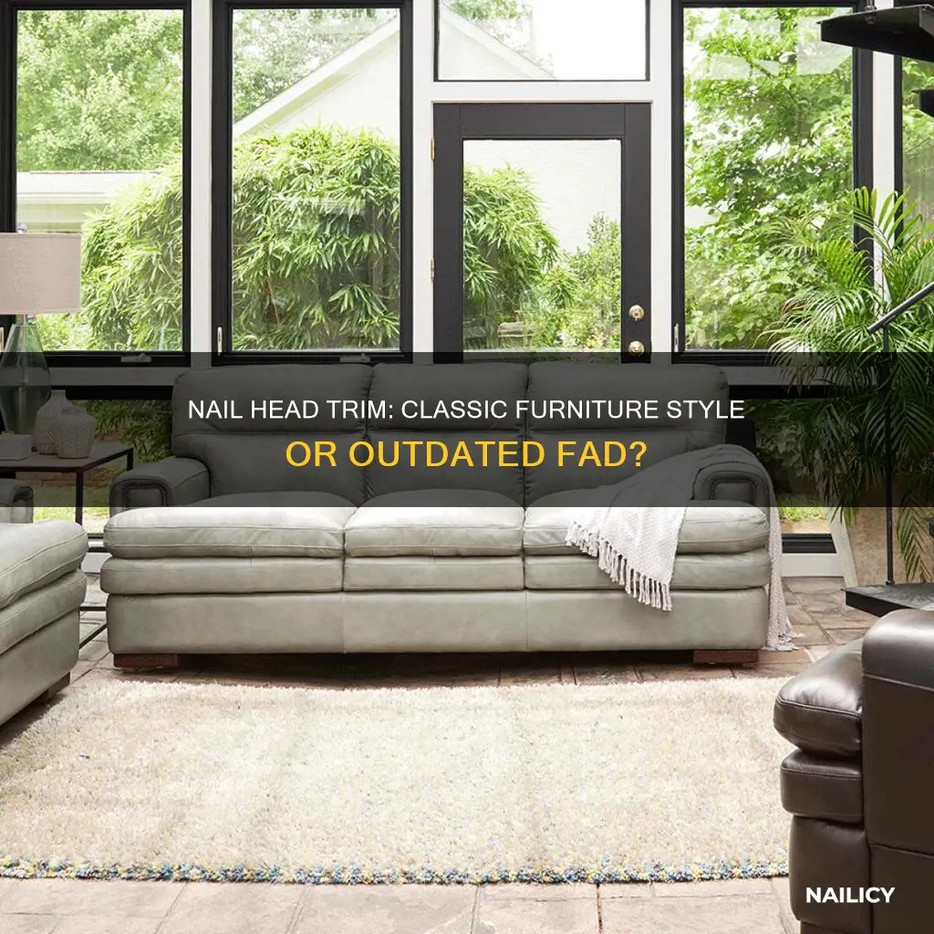 is nail head trim on furniture still in style