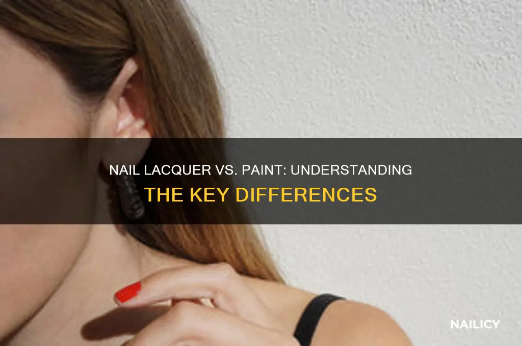 is nail lacquer the same as paibt