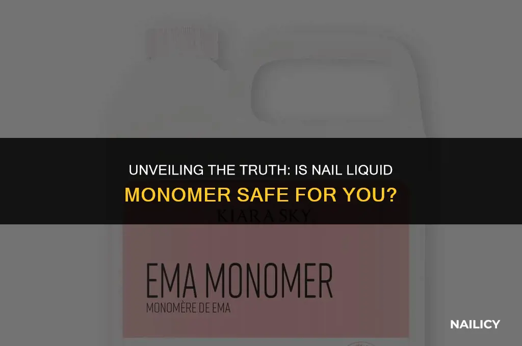 is nail liquid monomer