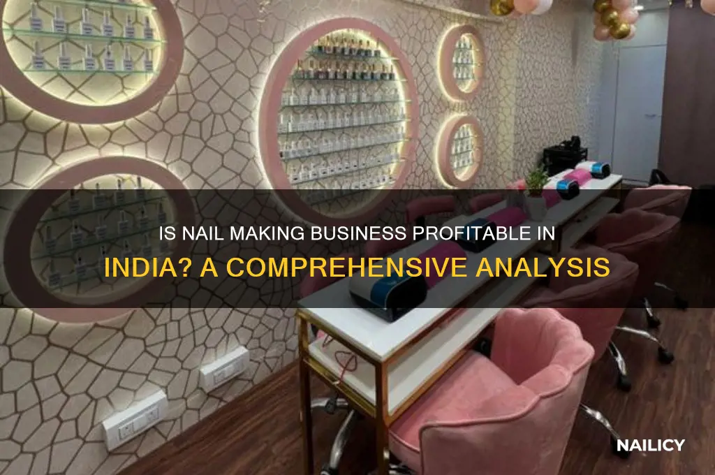 is nail making business profitable in india