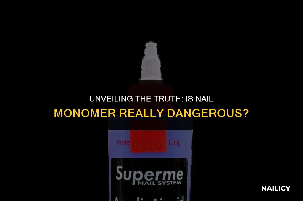is nail monomer dangerous