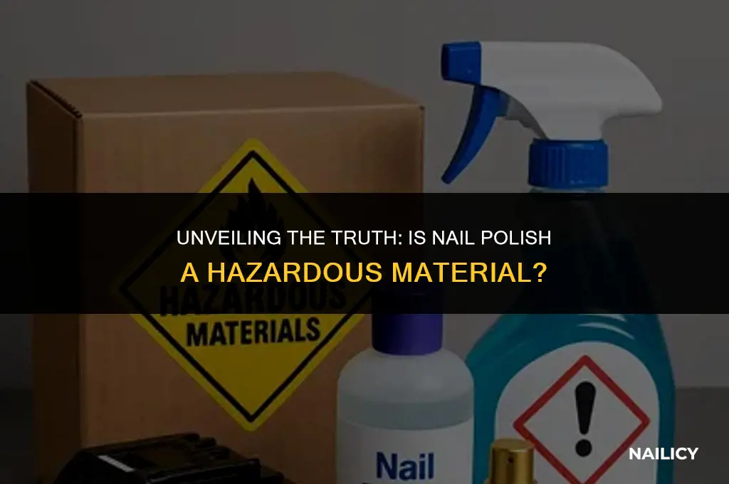 is nail poliher hazmat