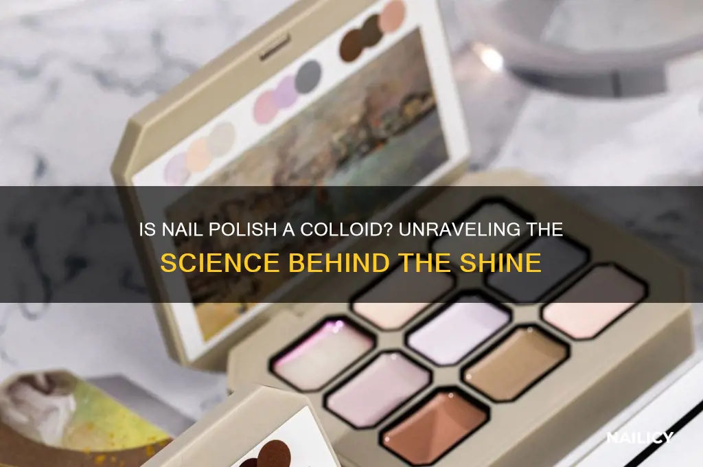 is nail polish a colloid
