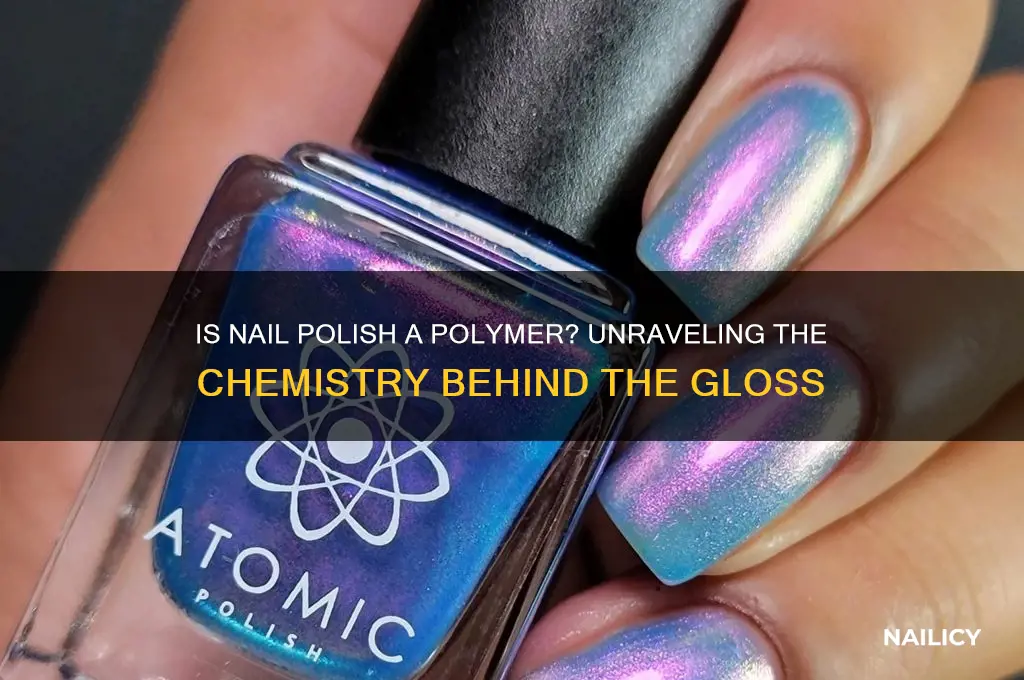 is nail polish a polymer