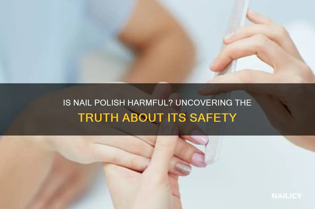 is nail polish actually bad for you