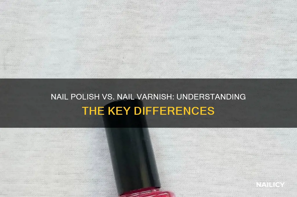 is nail polish and nail varnish the same thing