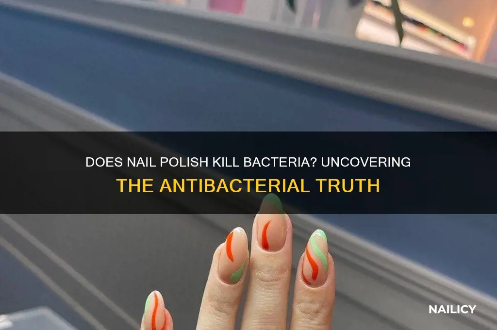 is nail polish antibacterial