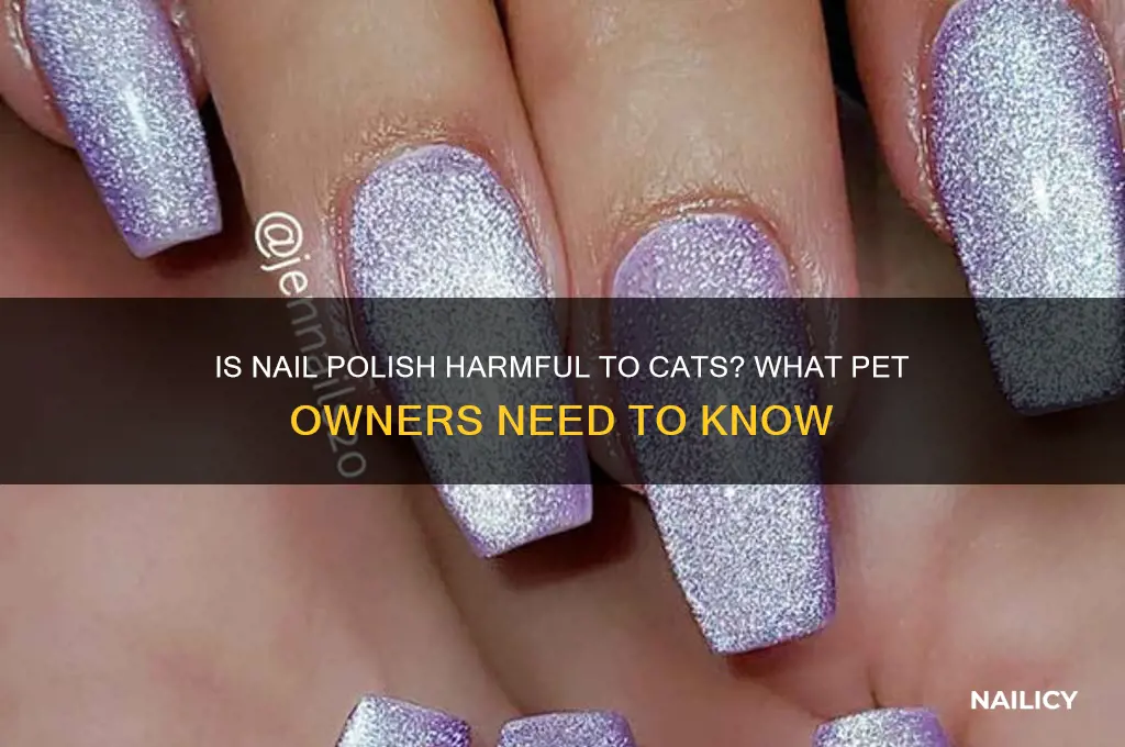 is nail polish bad for cats