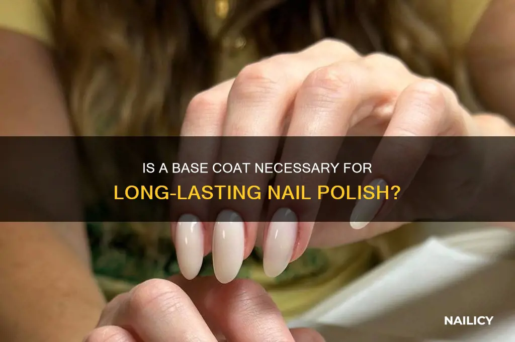 is nail polish base coat necessary