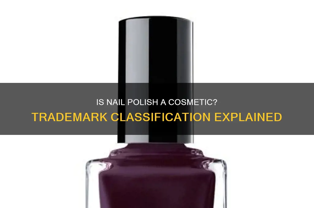 is nail polish considered cosmetics trademark