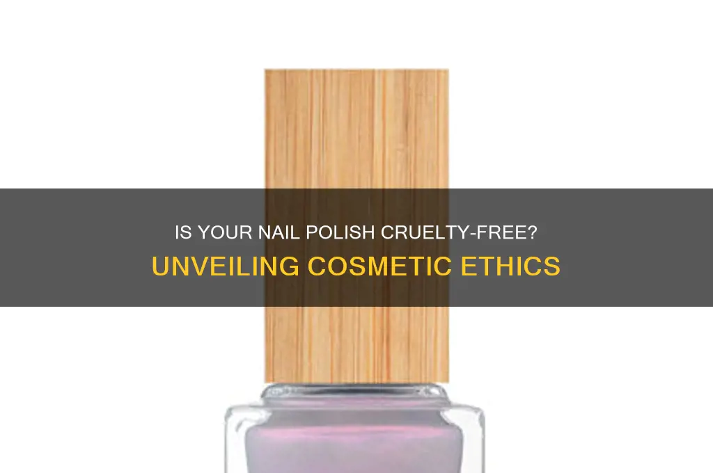 is nail polish cosmetics cruelty free