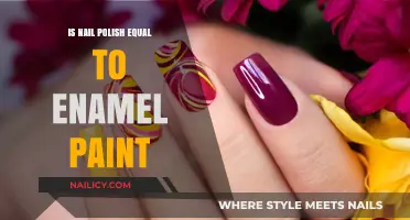Nail Polish vs. Enamel Paint: Are They Interchangeable?