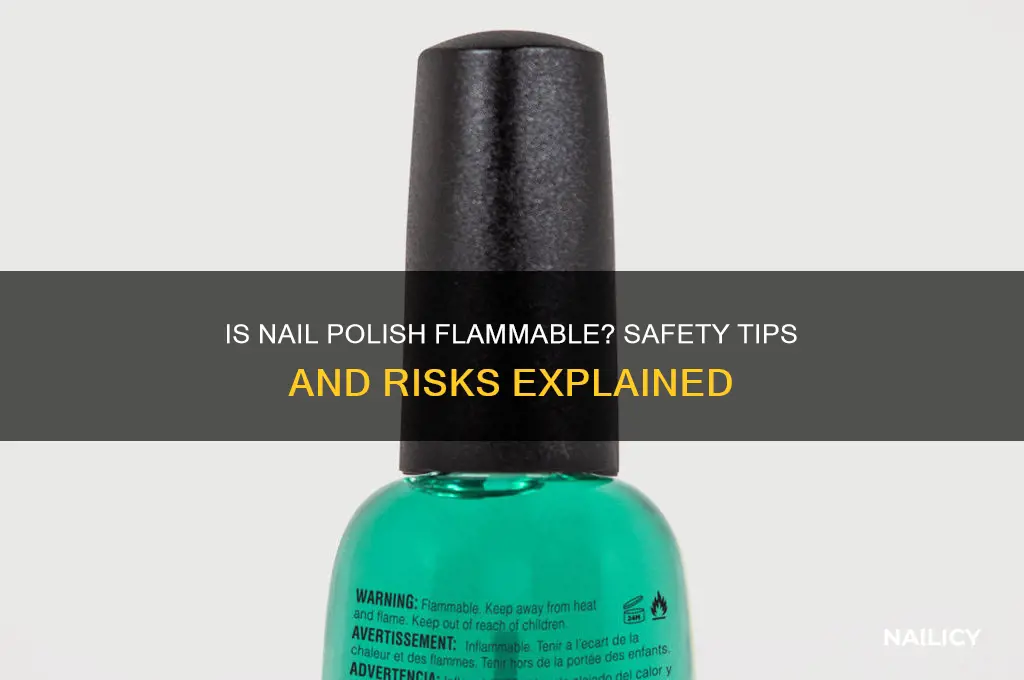 is nail polish flamable