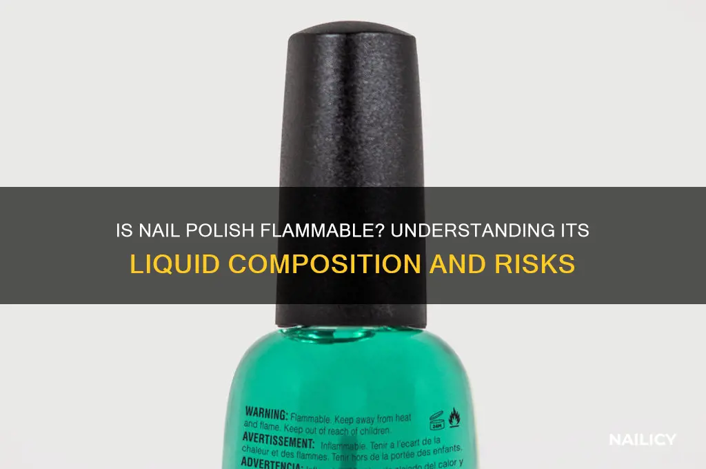 is nail polish flammable liquid