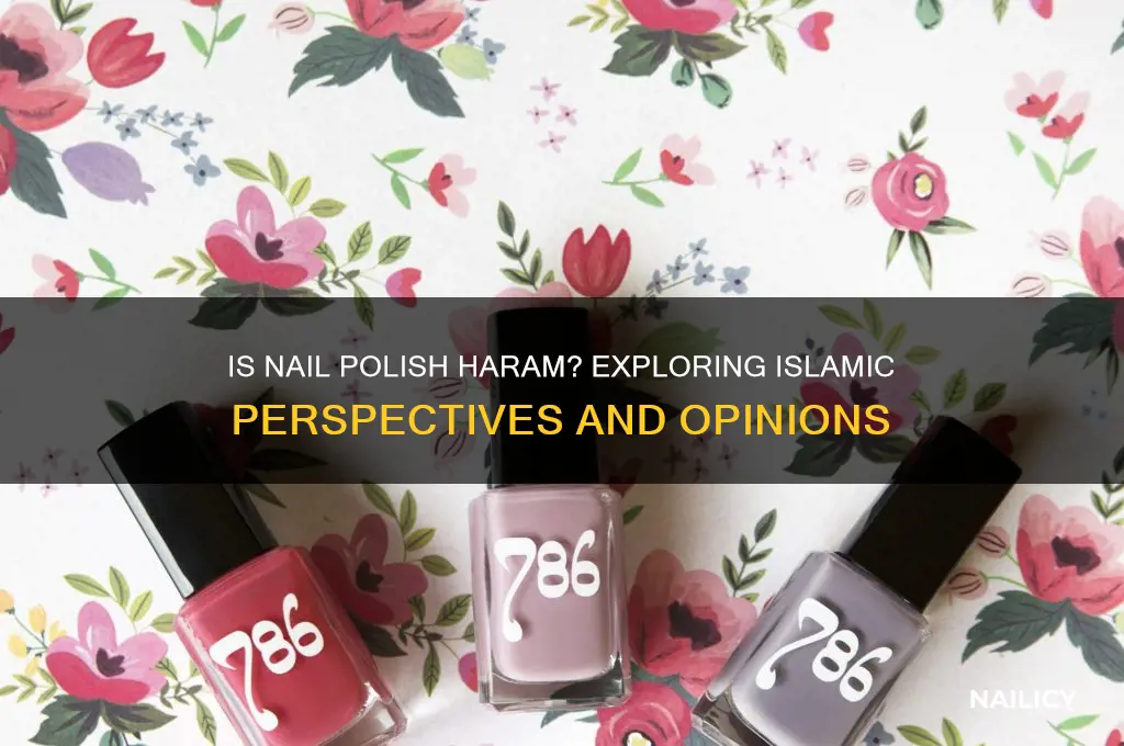 is nail polish haram islam q&a