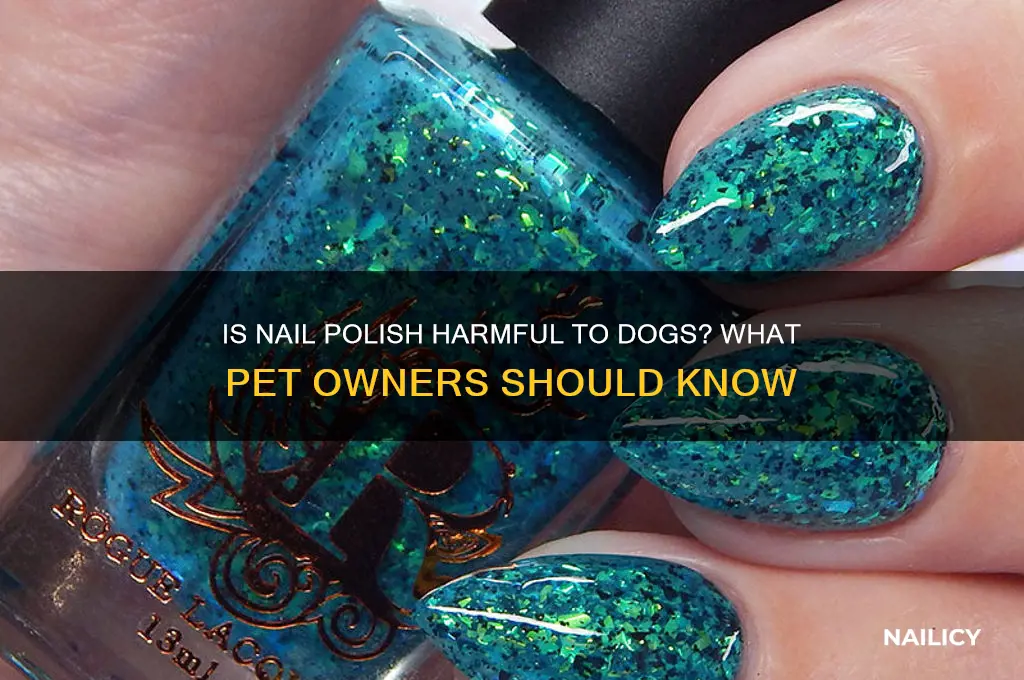 is nail polish harmful to dogs