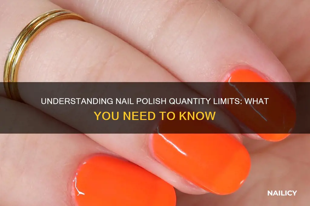 Is Nail Polish A Limited Quantity Itemnull