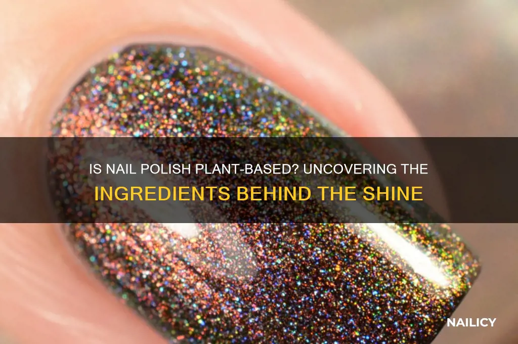 is nail polish made from plants