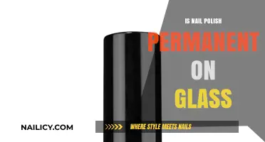 Is Nail Polish Permanent on Glass? A Durability and Removal Guide
