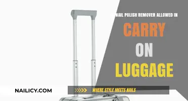 Nail Polish Remover: Carry-On or Checked Luggage?