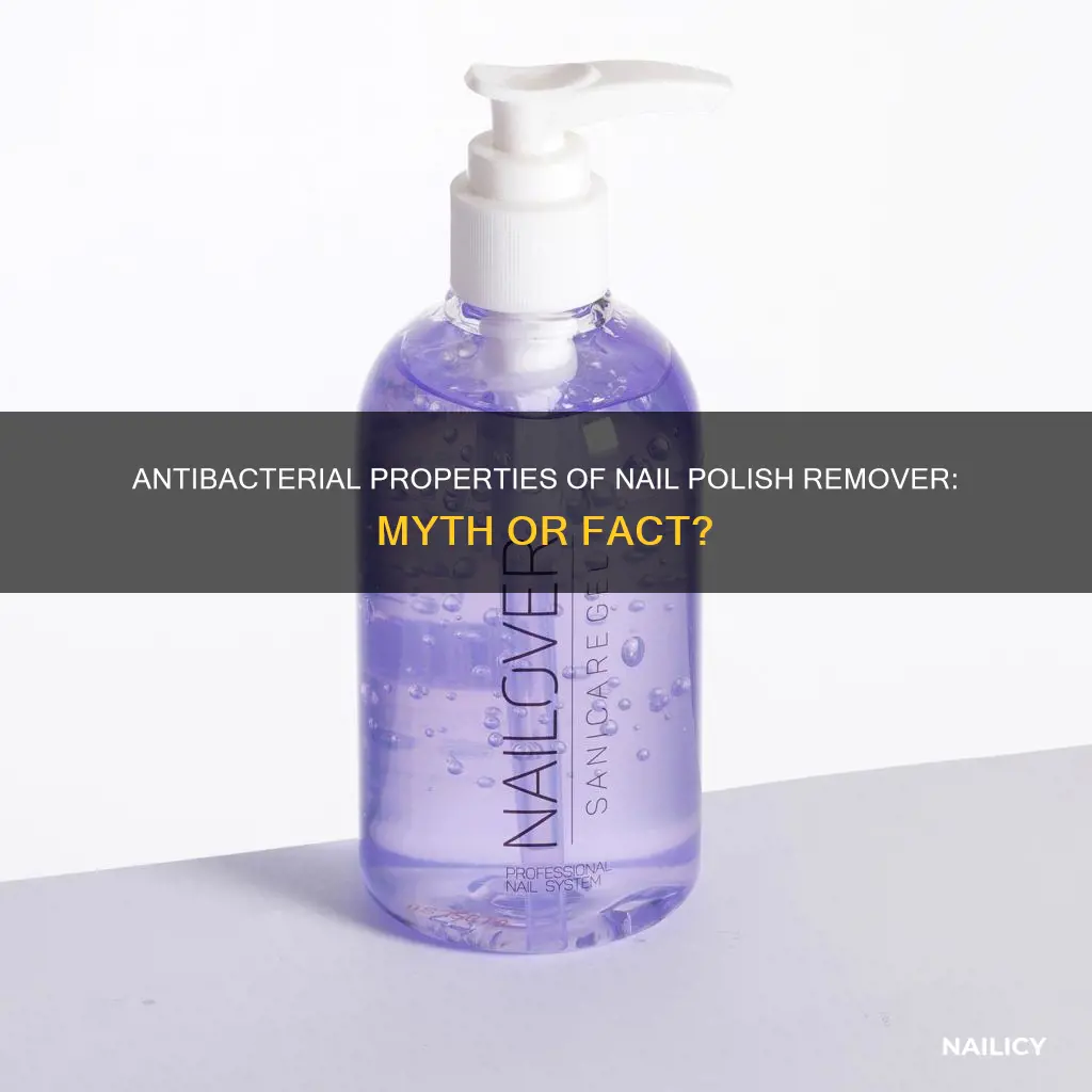 is nail polish remover antibacterial