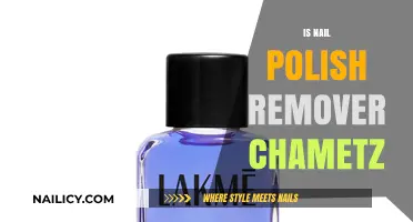 Passover Prep: Nail Polish Remover Chametz?