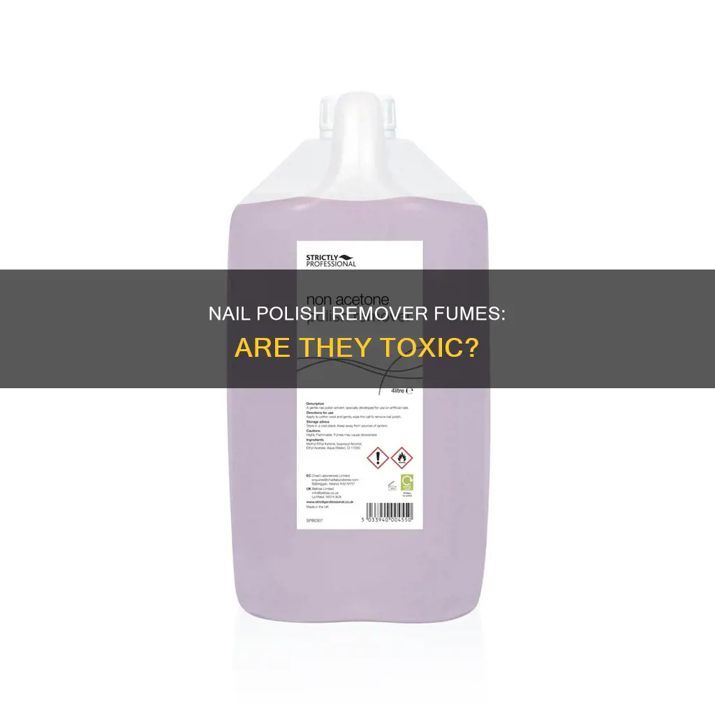 is nail polish remover fumes toxic