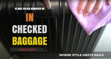 Nail Polish Remover: Checked Baggage Safe?