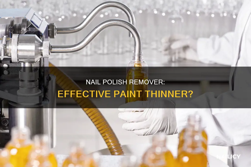 is nail polish remover paint thinner