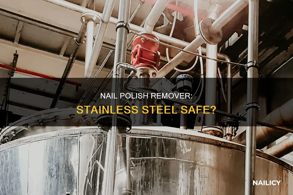 is nail polish remover safe on stainless steel