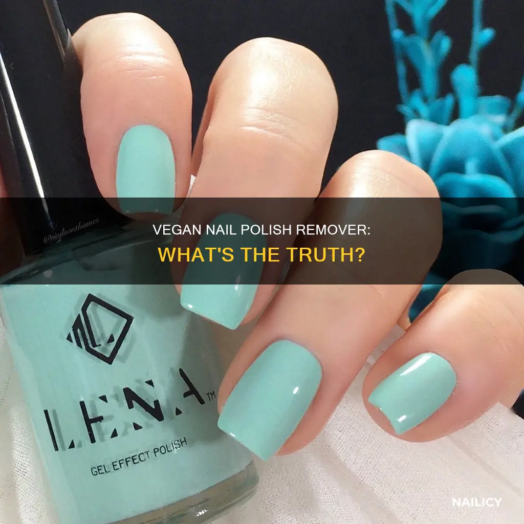 is nail polish remover vegan