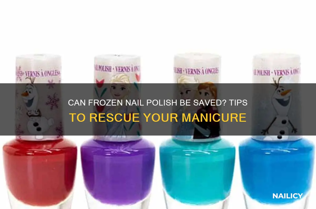 is nail polish ruined if it freezes