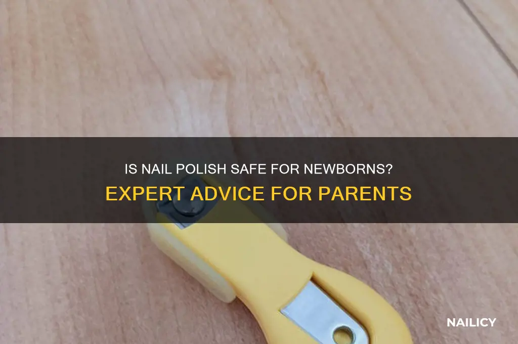 is nail polish sage for newborna
