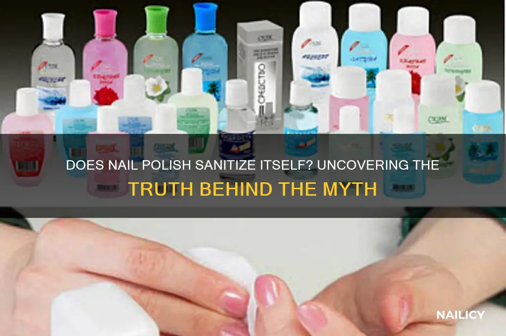 is nail polish self sanitizing