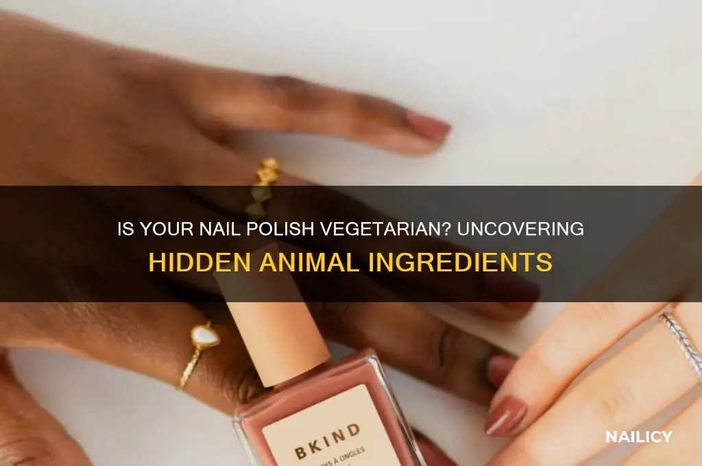 is nail polish vegetarian