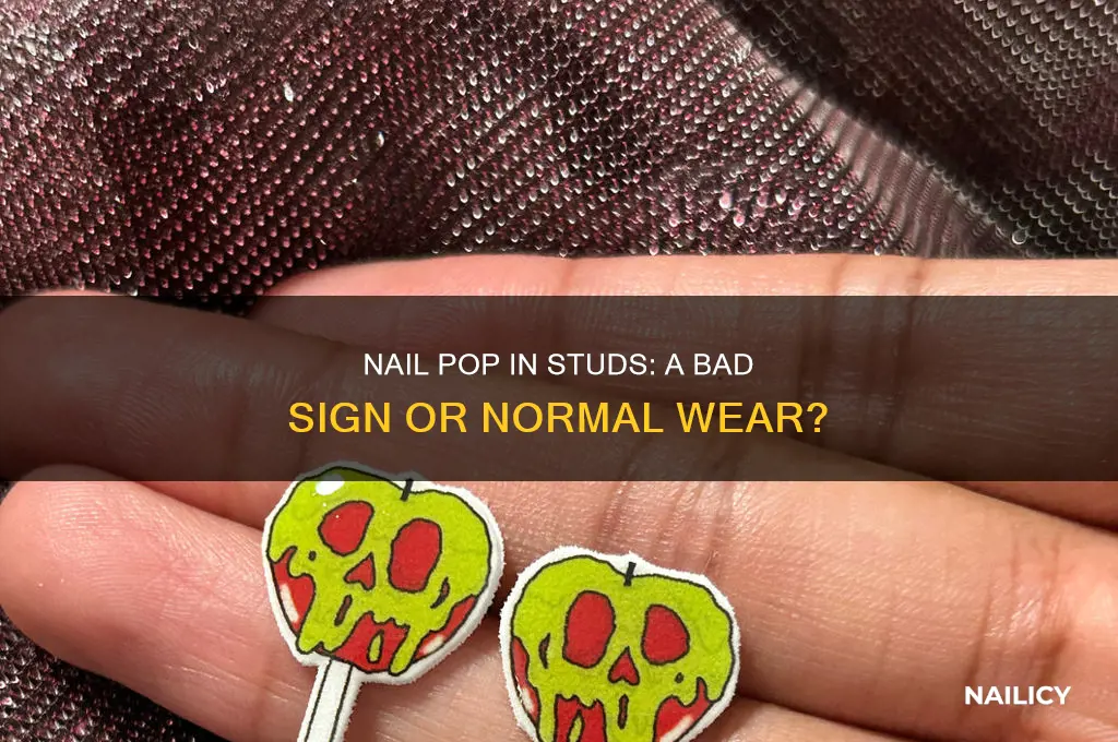 is nail pop in studs a bad sign