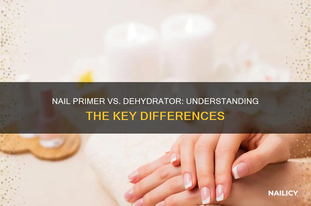 is nail primer and dehydrator the same