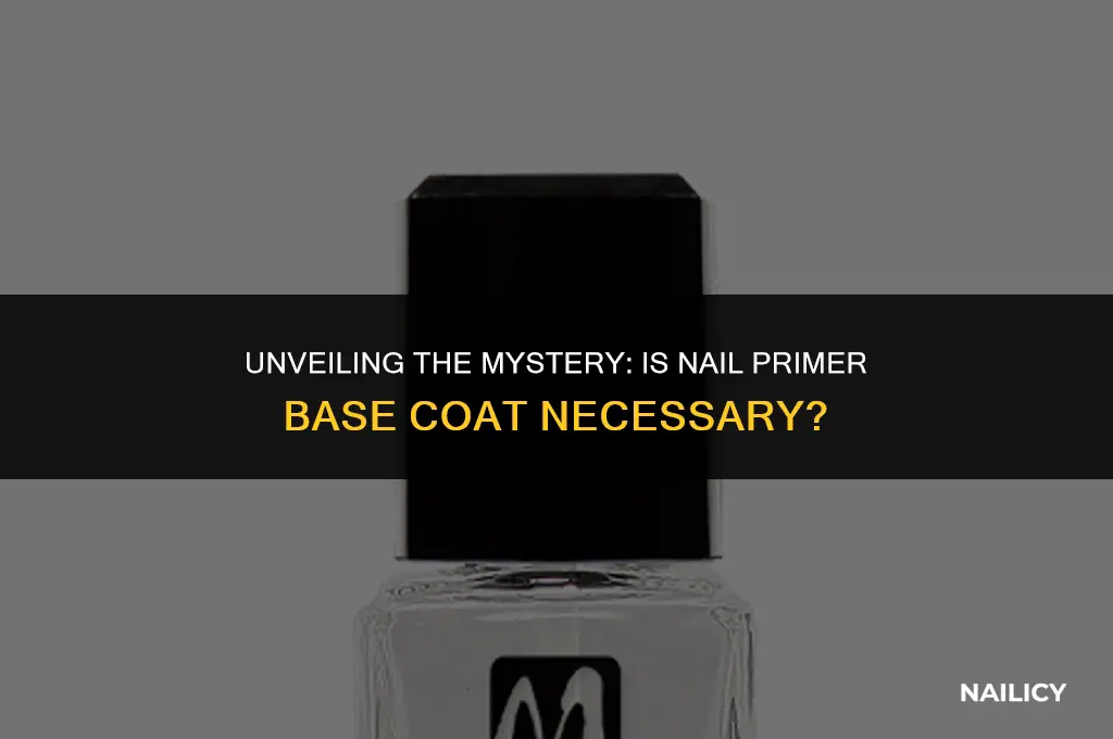 is nail primer base coat