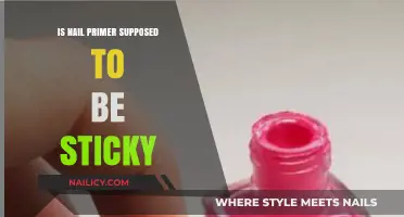 Is Nail Primer Supposed to Be Sticky? Understanding Its Role and Texture