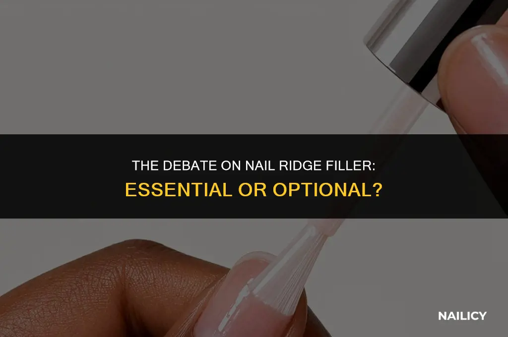 is nail ridge filler necessary