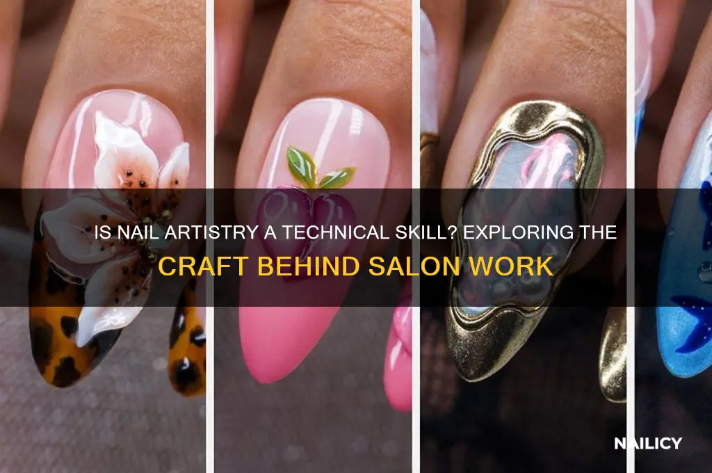 is nail salon is a technical job