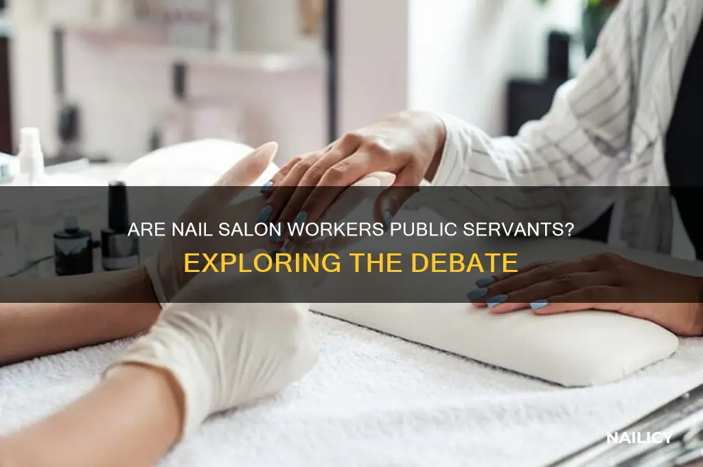is nail salon public service job