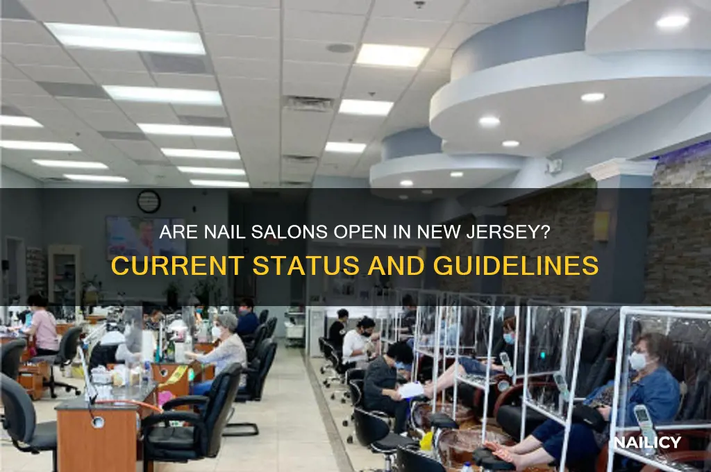 is nail salons open in new jersey