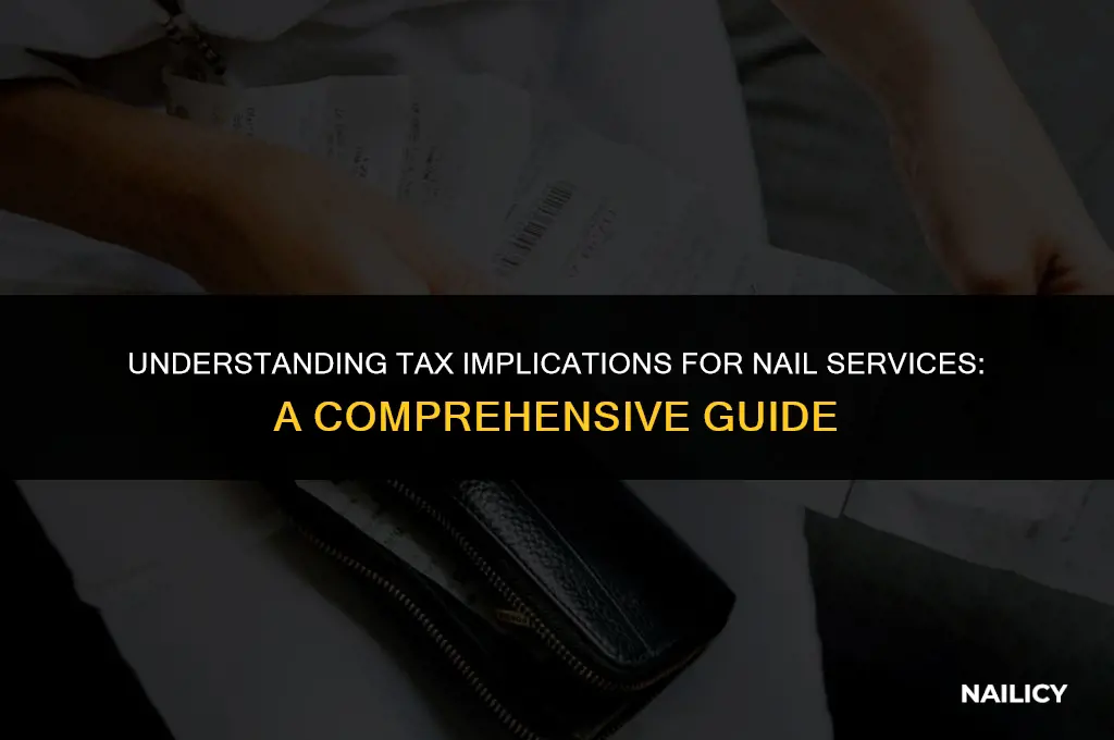is nail service taxable