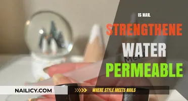 Exploring the Permeability of Nail Strengtheners: Water's Impact Revealed