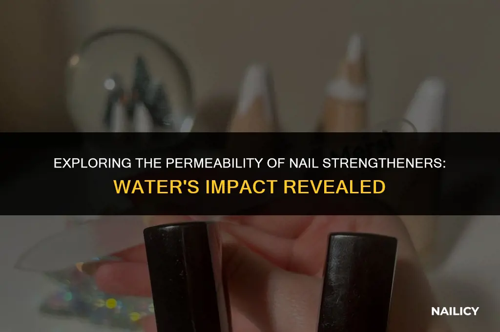 is nail strengthener water permeable